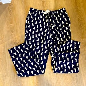 JCrew Pajama Pants with dogs